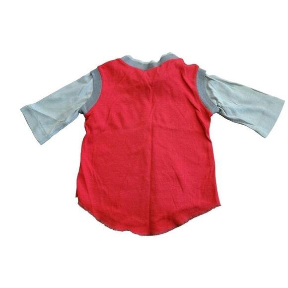 Vintage Coyote By Argo 70s Sweater Vest Shirt Two Tone Retro Toddler Top SZ 3T - Picture 2 of 7